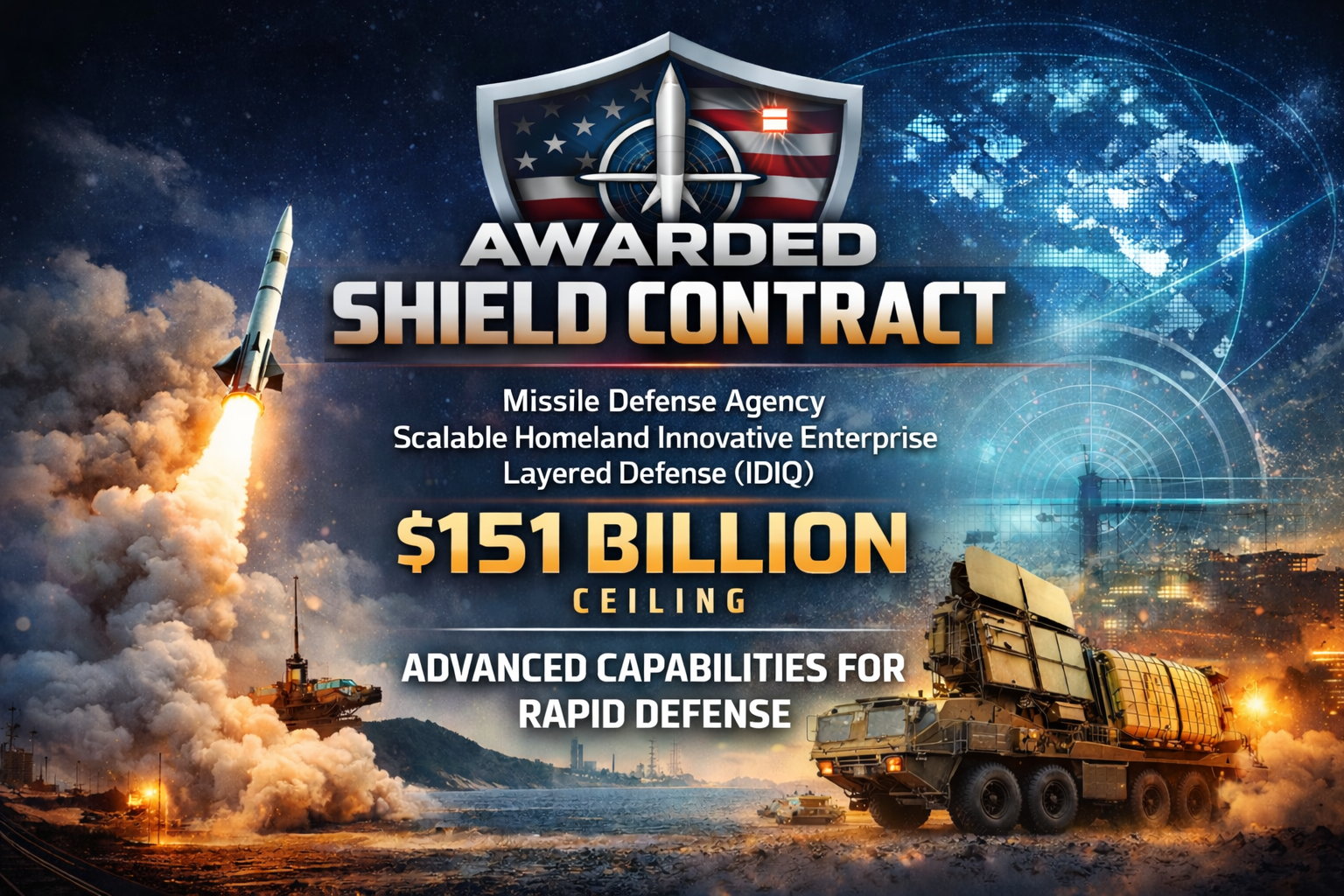 TooBZ was awarded the MDA SHIELD IDIQ Contract